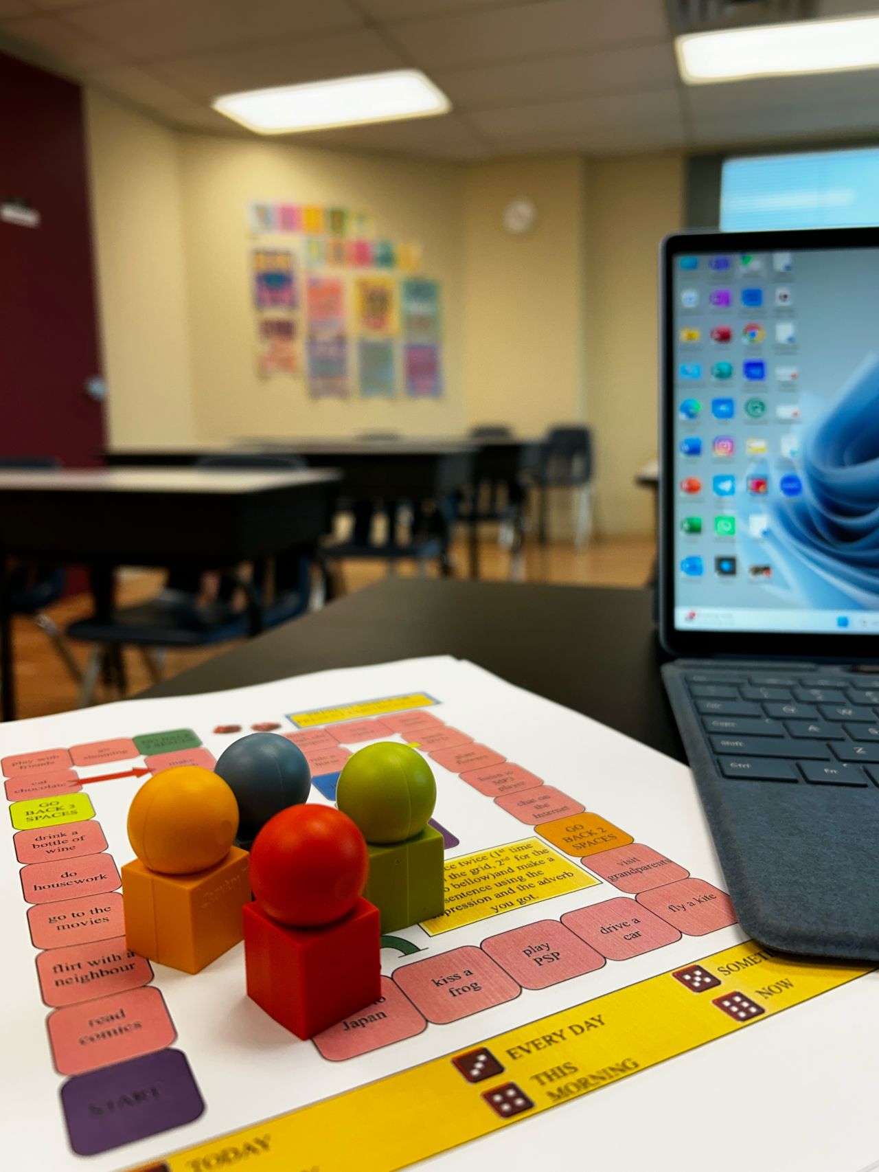 A language game from Honey’s classroom
