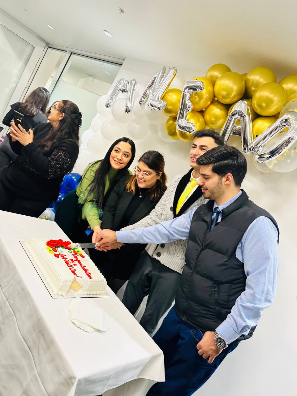 Celebrating graduation