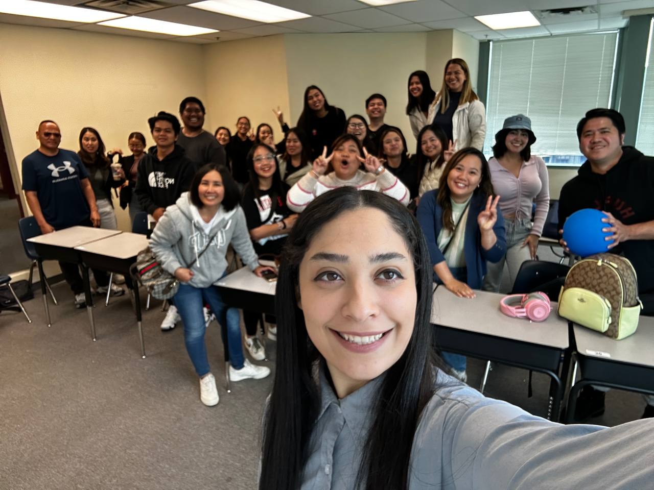 A classroom memory from Honey’s portfolio
